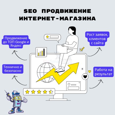 SEO продвижение интернет-магазина - купить в Пушкино