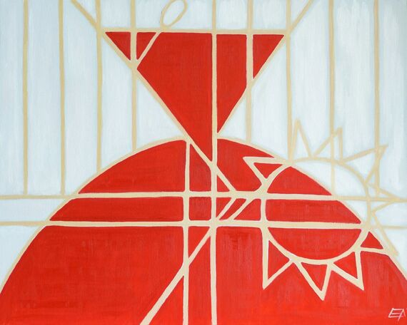  Платье - это та же картина, которую художник носит на себе